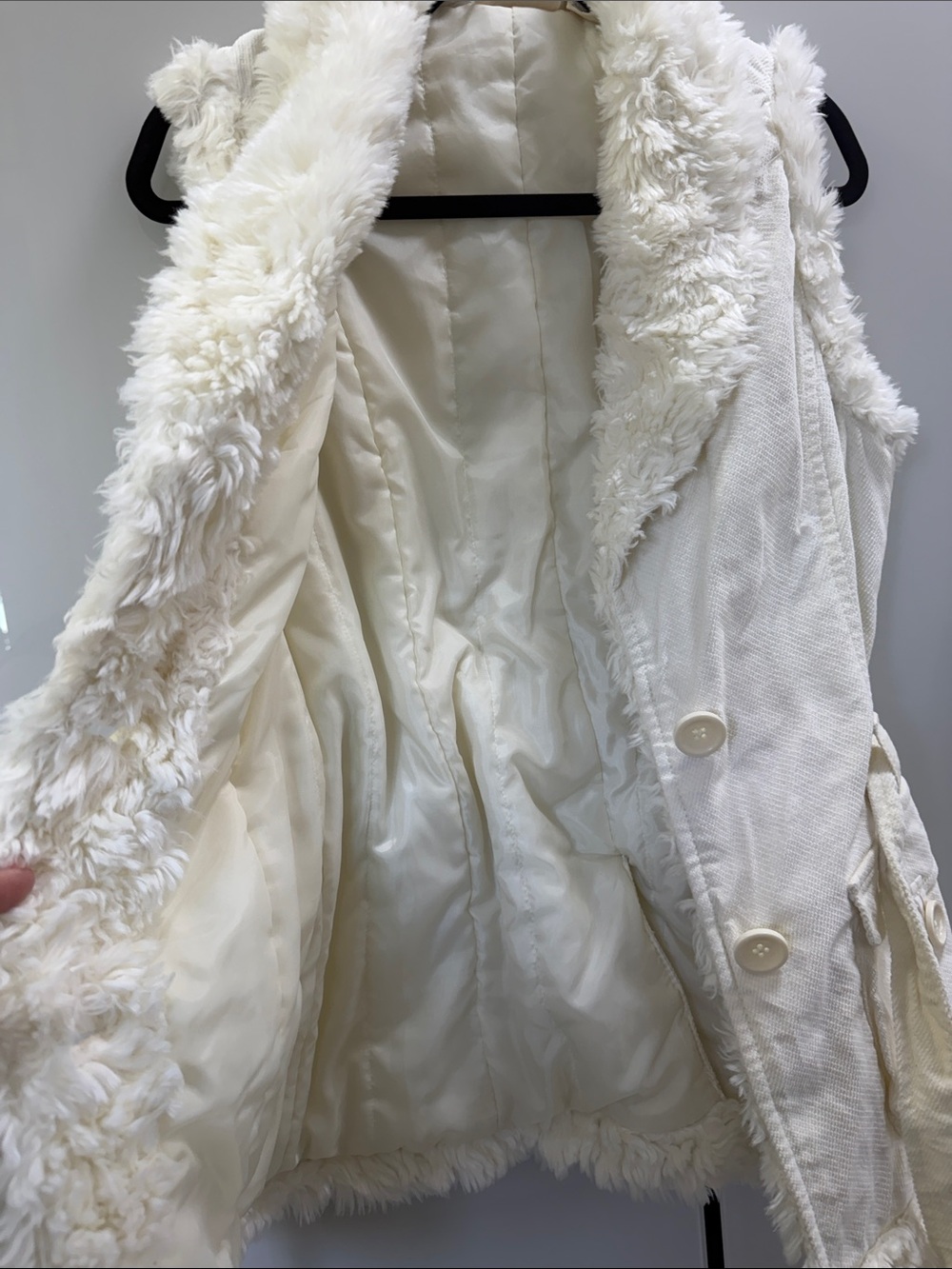 DKNY Jeans Cream Quilted sleeveless Jacket - Cream - Picture 7 of 15